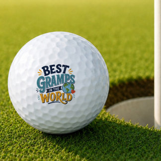 Beste Opa van de Wereld Golfbal Golfballen