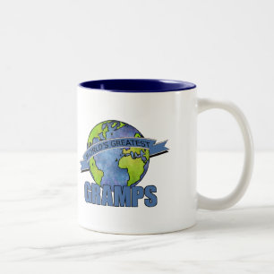 Beste Opa van de Wereld Tweekleurige Koffiemok