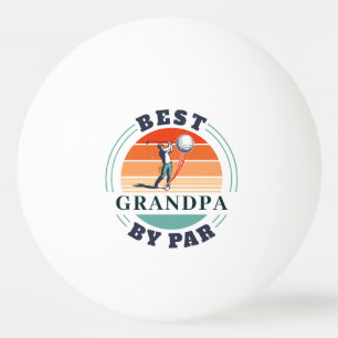 Beste opa van par Custom Fathers Day Logo Pingpongballen
