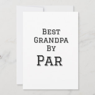 Beste Opa van par Simple Father's Grandfather Gi Kaart