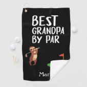 Beste opa van Par voor opa Golfhanddoek (Insitu)