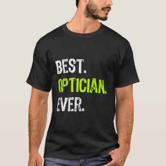 Beste opticien ooit grappig cadeau voor Kerstmis T-shirt