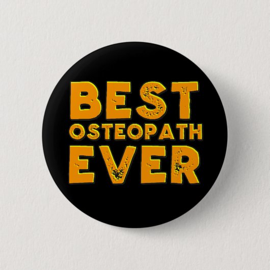 Beste osteopaat ooit ronde button 5,7 cm (Voorkant)