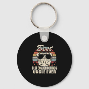 Beste Oudere Engelse Bulldog Uncle Ever Fun Gift F Sleutelhanger