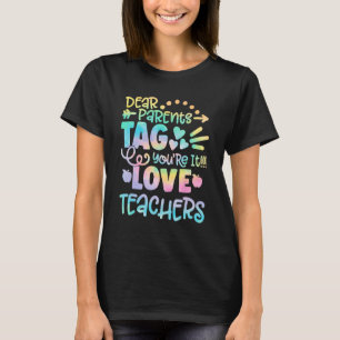 Beste ouders, jullie zijn aan de beurt laatste sch t-shirt
