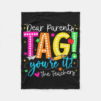 Beste ouders Label jullie IT-liefhebbers vorige da Fleece Deken