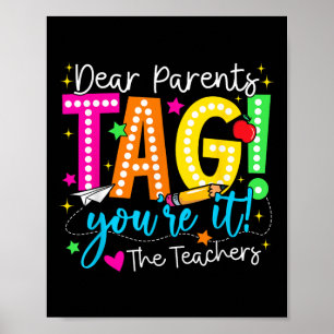 Beste ouders Label jullie IT-liefhebbers vorige da Poster