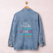 Beste ouders Label U bent het liefste leraar leraa Denim Jacket (Hangar)