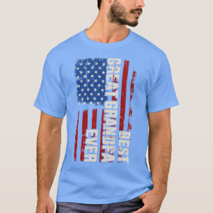 Beste overgrootvader ooit ons Amerikaans voor vade T-shirt