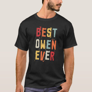 Beste Owen ooit Popular Retro Birth Names Owen Cos T-shirt