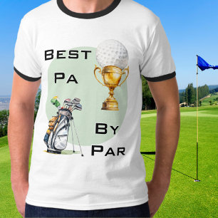 Beste Pa door Par Golfer Pa Golf Thema Vaderdag T-shirt