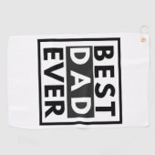 Beste pa Ever Vaderdag Golf Towel Golfhanddoek (Horizontaal)