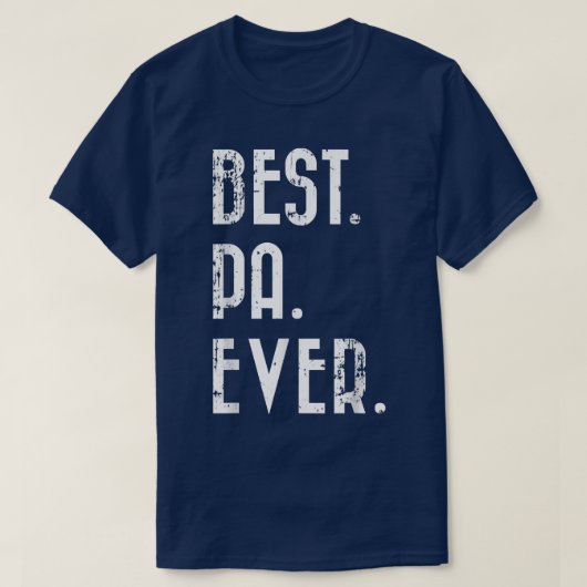 Beste Pa in elke Vaderdag Cadeau T-shirt (Design voorkant)