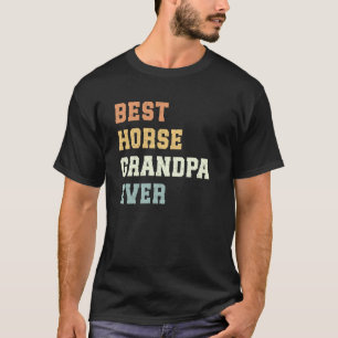 Beste paard opa ooit Vaderdag grappig paard T-shirt