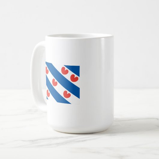 Beste Pake ter wereld - Friese vlag mok (Voorkant links)