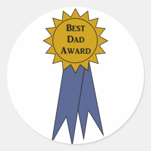 Beste Pap Award Stickers
