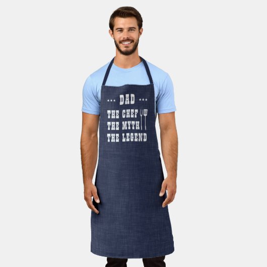 Beste Pap BBQ Chef Grilling Schort (Gedragen)