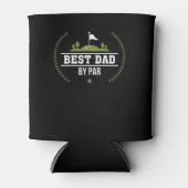 Beste Pap By Par Golf Pap Funny Gezegde Blikjeskoeler (Voorkant)