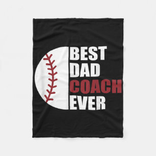 Beste Pap Coach Ooit Verkoop Vaderdag Verkoop Pap Fleece Deken