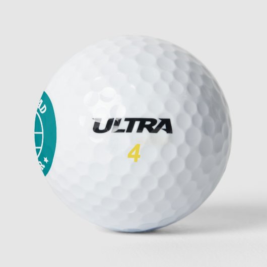 Beste Pap Door Par Gepersonaliseerde Custom Monogr Golfballen (Logo)