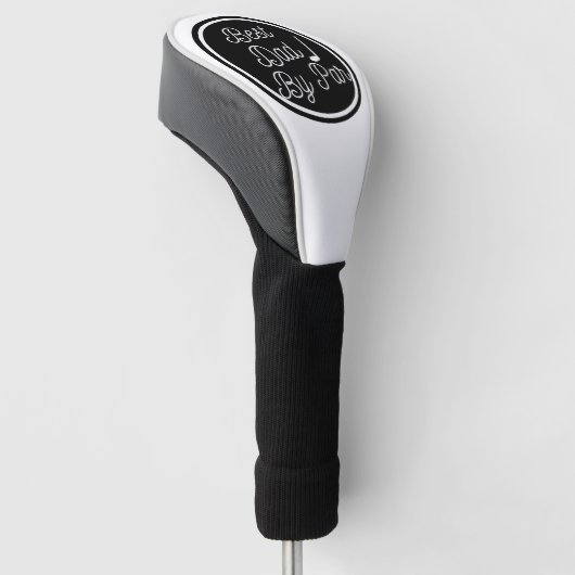 Beste Pap Door Par Gepersonaliseerde Custom Monogr Golfheadcover (Schuin)