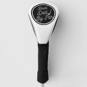 Beste Pap Door Par Gepersonaliseerde Custom Monogr Golfheadcover (Voorkant)