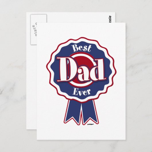 Beste pap-ellint briefkaart (Voorkant / Achterkant)