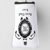 Beste pap Ever Diamond Zee Turtle Golf Head Hoesje Golfheadcover (Draai 90)