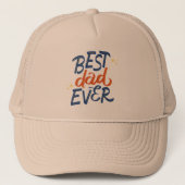 Beste pap Ever Trucker Hat Pet (Voorkant)