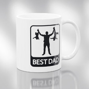 Beste Pap - Grappige Vaderdag Coffee Mok