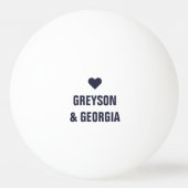 Beste pap | Hand beletterde foto Ping Pong Ball (Achterkant)