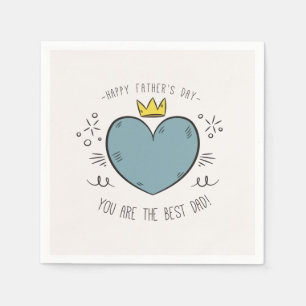 Beste pap Happy Vaderdag   Servet