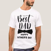 Beste pap - Happy Vaderdag T-shirt (Voorkant)