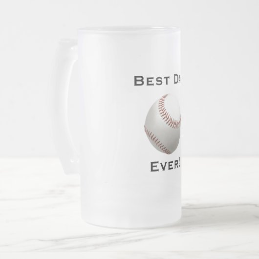Beste pap honkbal tegen mok (Voorkant links)