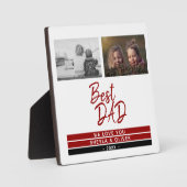 Beste pap Manuscript Red Vader Dag 2 Foto Fotoplaat (Voorkant)