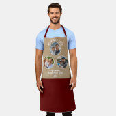 Beste Pap Ooit 3 Foto's Vaderdag Keepsake Schort (Gedragen)