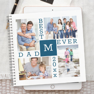 Beste pap ooit 4 Monogramma fotocollage Notitieboek