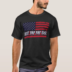 Beste pap ooit bij ons Flag Grandpa Fathers Day Gi T-shirt