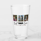 Beste pap ooit fotocollage glas (Voorkant)