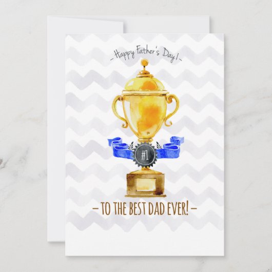 Beste pap ooit fotokaart (Voorkant)