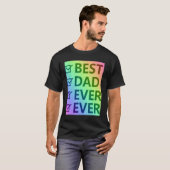 Beste pap ooit, geprikte Mannen van LGBTQ-proud, c T-shirt (Voorkant volledig)