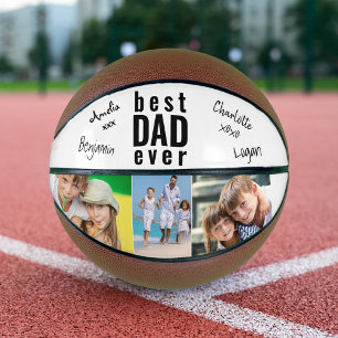 Beste pap ooit gesigneerd met witte Basketball Basketbal
