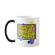 Beste pap ooit graffiti morphing Mok
