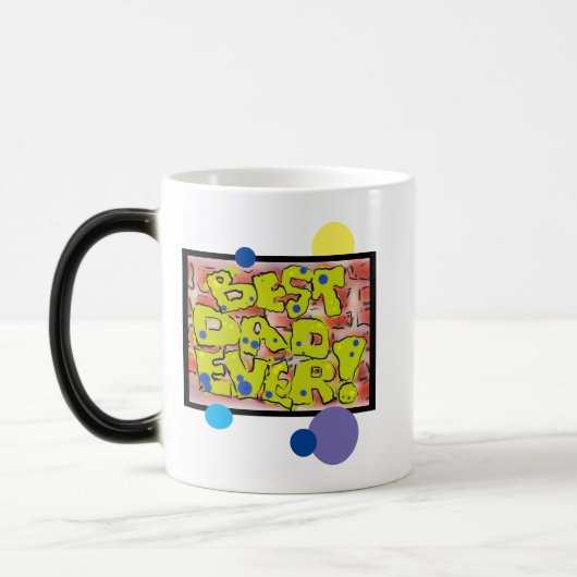 Beste pap ooit graffiti morphing Mok (Links)