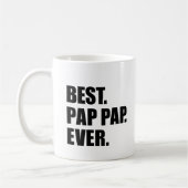 Beste pap ooit grootvader koffiemok (Links)