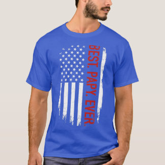 Beste pap ooit met Amerikaanse vlag  voor g T-shirt