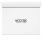 Beste pap ooit Modern Bold Brush Script-fotokaart (Binenzijde Horizontaal (Onderkant))