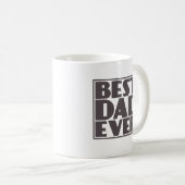 Beste pap ooit Mok Gift for Fathers Day (Voorkant rechts)