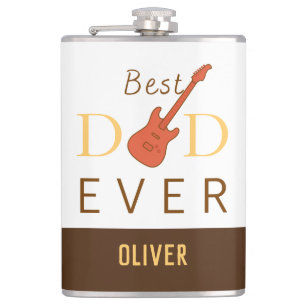 Beste pap ooit muziek gitaar Cool Modern Fathers D Heupfles