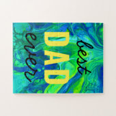 Beste pap ooit puzzle legpuzzel (Horizontaal)